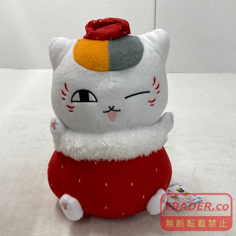 02w26865 夏目友人帳 ニャンコ先生 ぬいぐるみ/グッズ/ガラス皿/食器