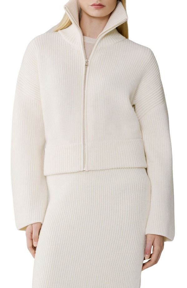 ソイアアンドキョー レディース アウター パーカー・スウェット カーディガン Soia Kyo Noelle Rib Cardigan POWDER