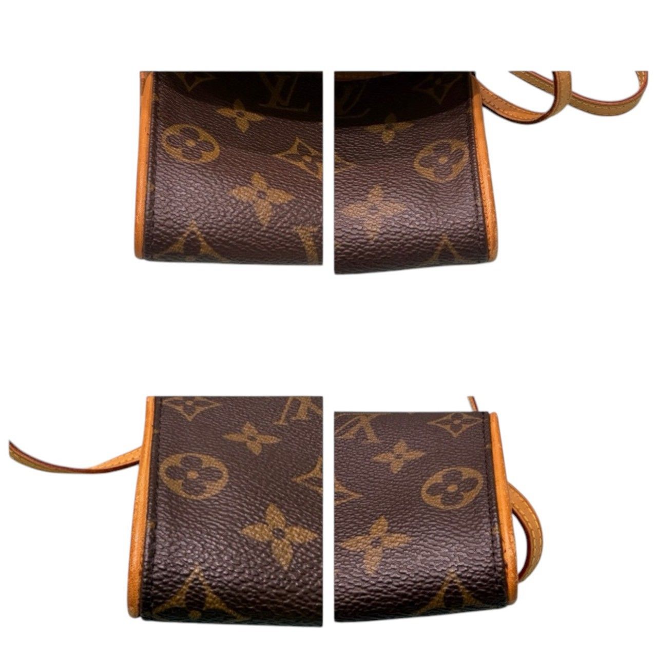 LOUIS VUITTON ルイヴィトン モノグラム ポシェット ツインPM ブラウン