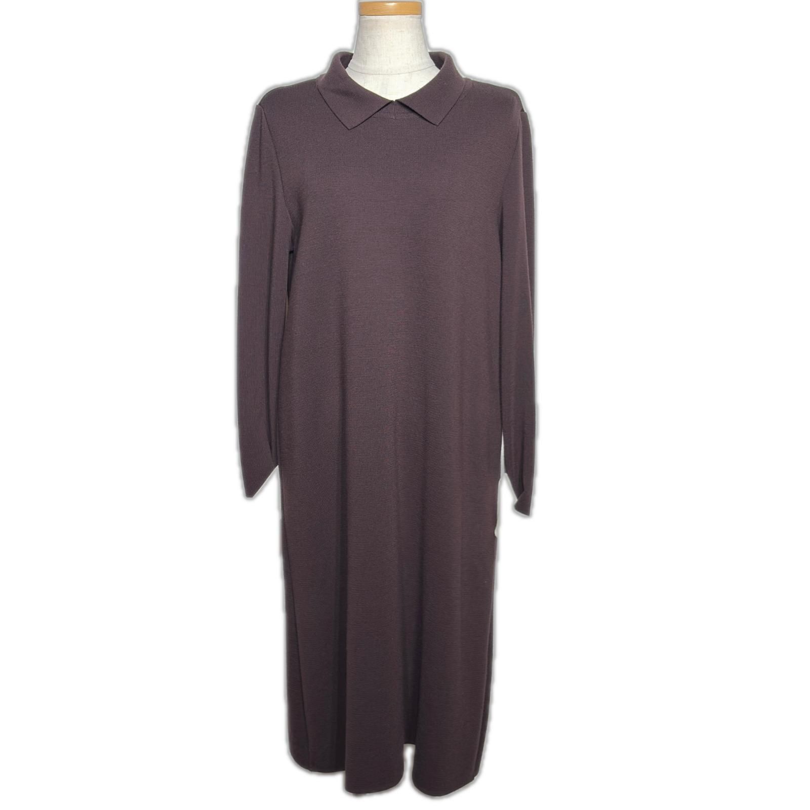 FOXEY フォクシー ワンピース 44936 ウール ブラウン レディース40