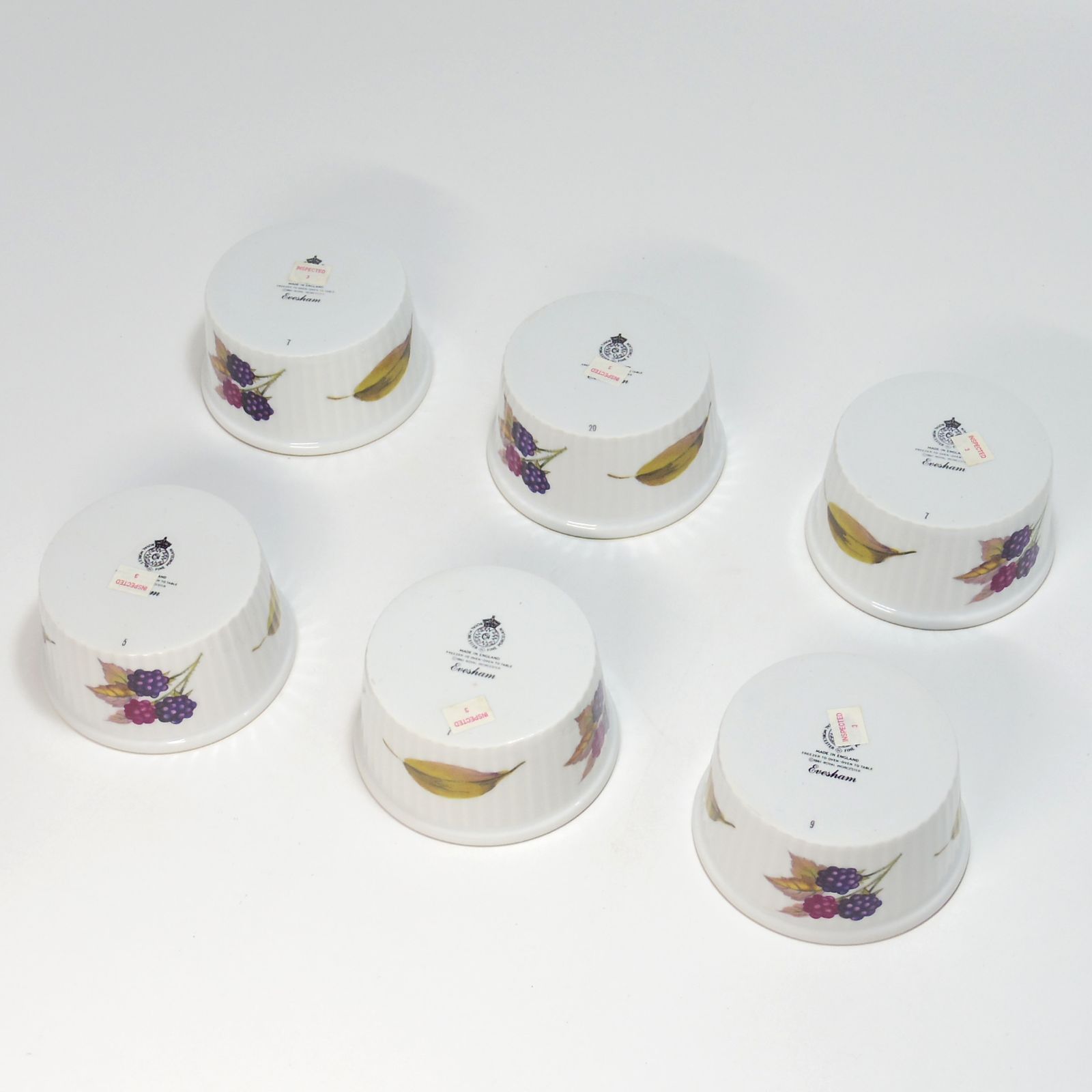6枚セット Worcester Evesham 桃の絵柄皿 Yahoo!オークション