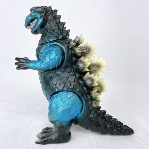 トイグラフ ゴジラ 雛形ゴジラ第1案モデル(黒成型/青メタ・金塗装/目