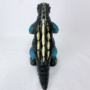 トイグラフ ゴジラ 雛形ゴジラ第1案モデル(黒成型/青メタ・金塗装/目