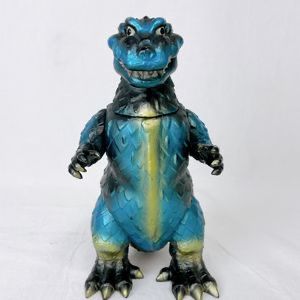 トイグラフ ゴジラ 雛形ゴジラ第1案モデル(黒成型/青メタ・金塗装/目