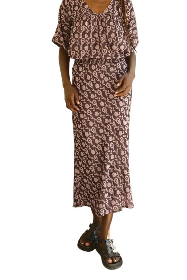 エース アンド ジグ レディース ボトムスカート プラスサイズ Ace Jig Tess Biaslip Skirt Plus Regular Hydrangea