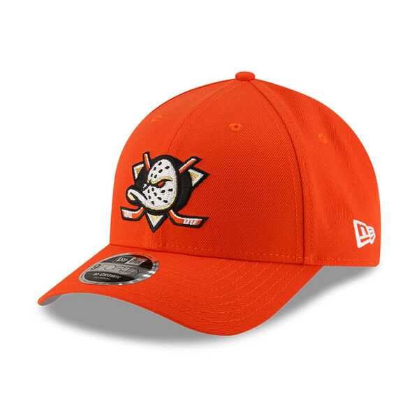 ニューエラ メンズ アクセサリー 帽子 Mens New Era Orange Anaheim Ducks COOLERA 9FORTY MCrown Adjustable Hat Orange オレ