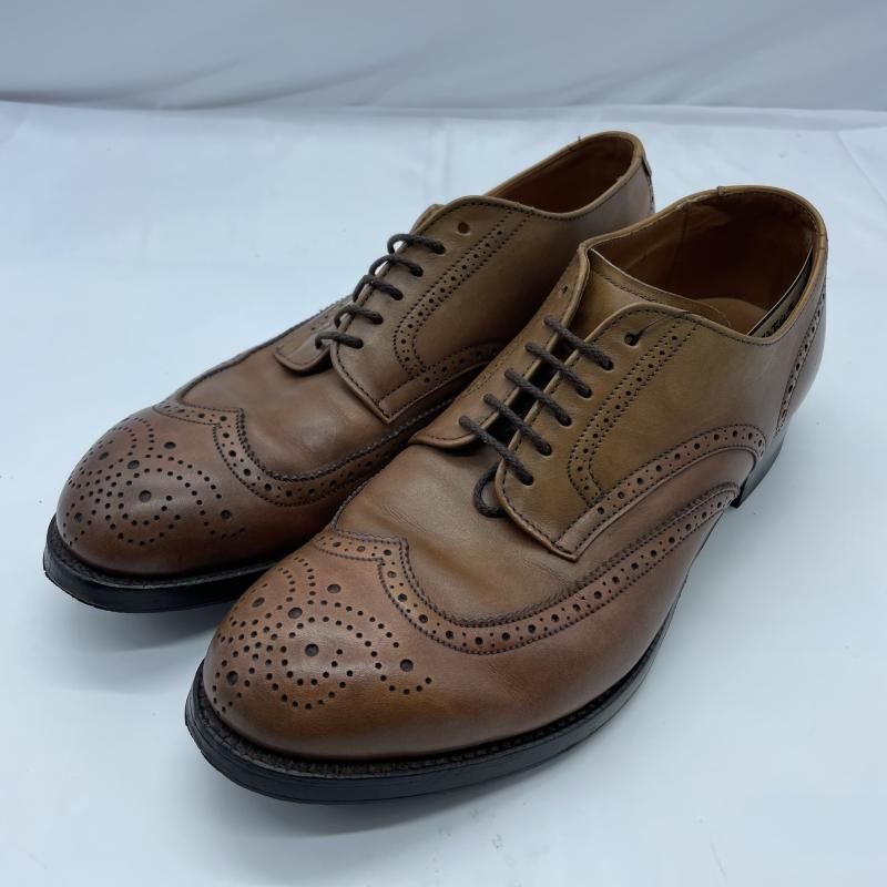 中古】ALDEN ウィングチップシューズ サイズ25cm 7D ブラウン BARNEYS