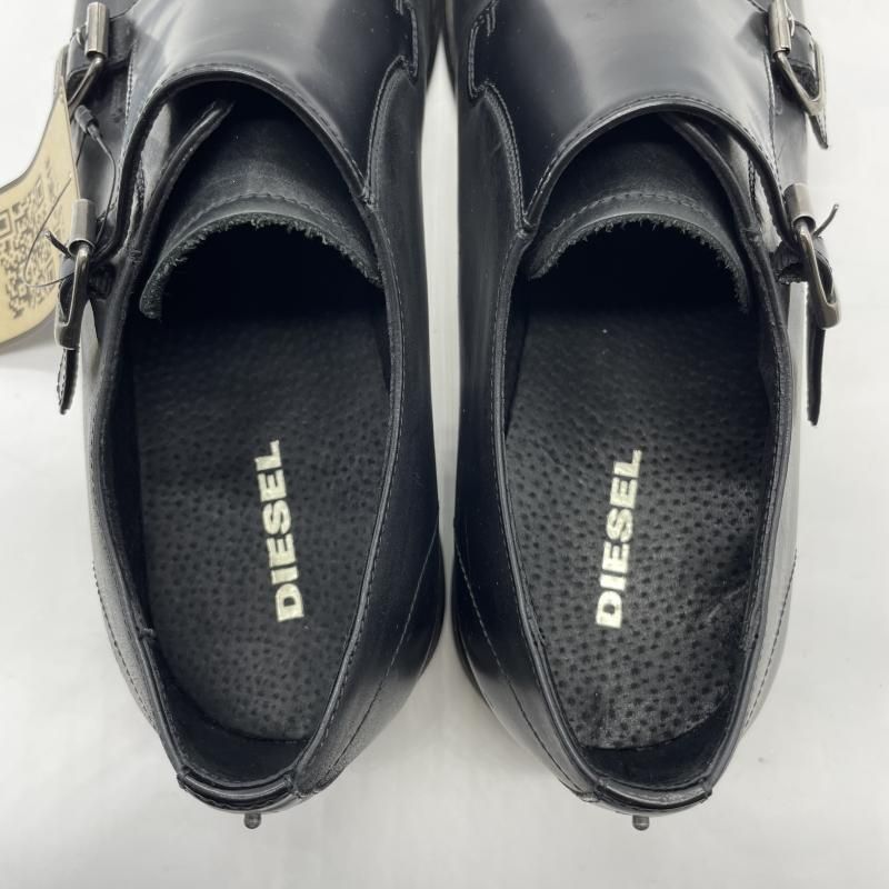 【加古川店】 中古 DIESEL | ディーゼル レザー サイズ：M 【94】 中古】DIESEL ダブルモンクストラップ レザーシューズ サイズ44