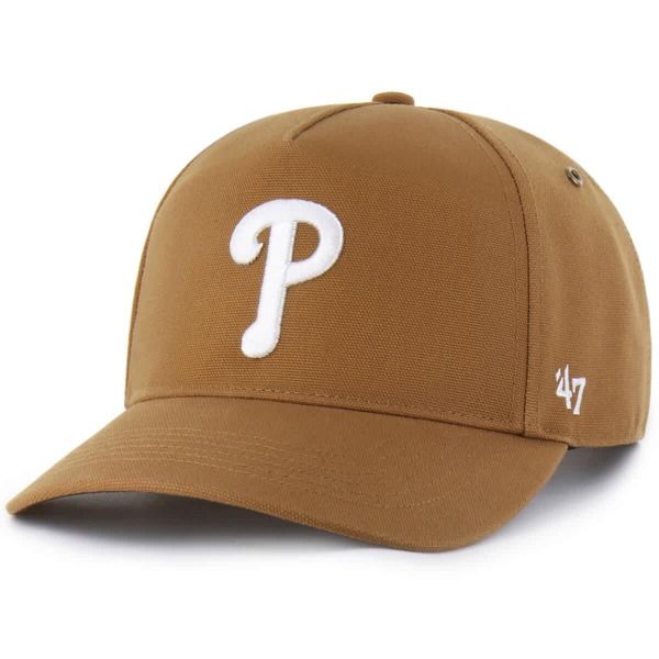 カーハート メンズ アクセサリー 帽子 CARHARTT X 47 Mens Carhartt x 47 Brown Philadelphia Phillies Hitch Adjustable Ha