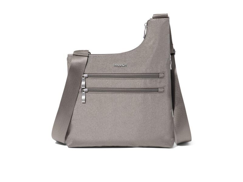 バッガリーニ レディース バッグ Baggallini Drift Slim Crossbody Sterling Shimmer
