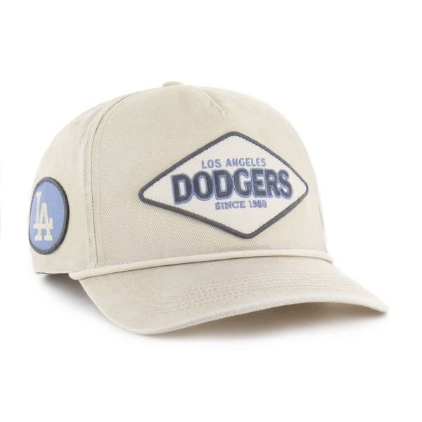 フォーティーセブン メンズ アクセサリー 帽子 Mens 47 Khaki Los Angeles Dodgers Cairn Hitch Adjustable Hat Khaki カーキ