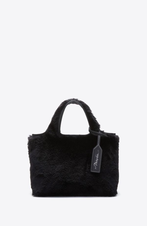 スリーワンフィリップリム レディース バッグ 31 Phillip Lim Faux Fur Marketote Black ブラック
