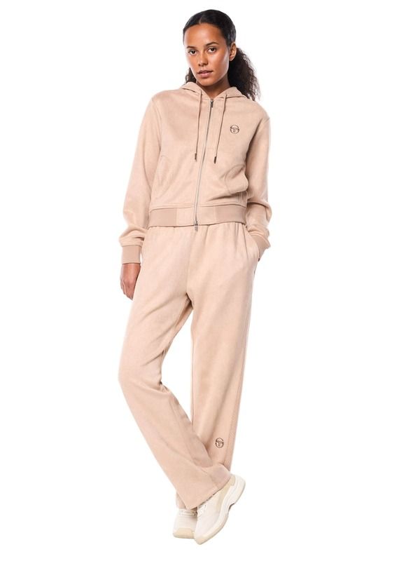 セルジオタッキーニ レディース アウター パーカー・スウェット Sergio Tacchini Womens Camoscio Hoodie HUMUS