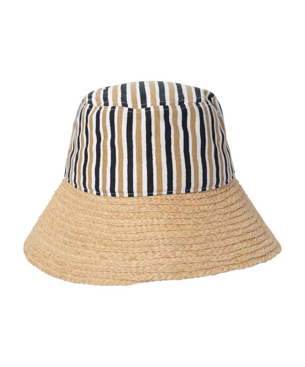 エコー レディース アクセサリー 帽子 Echo Montauk Stripe Bucket Hat Semolina ストライプ