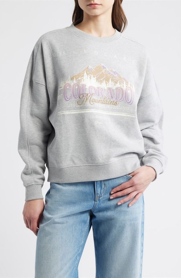 ボス レディース アウター パーカー・スウェット シャツ コットン BOSS Cotton Sweatshirt LIGHT PASTEL GREY グレー
