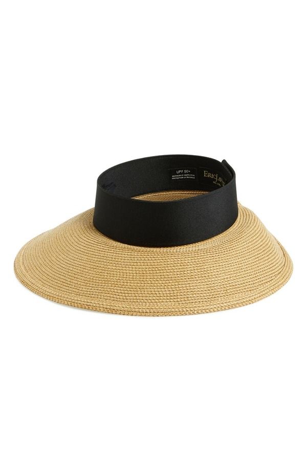 エリックジャヴィッツ レディース アクセサリー 帽子 Eric Javitsquishee Straw Halo Hat NATURAL BLACK ブラック