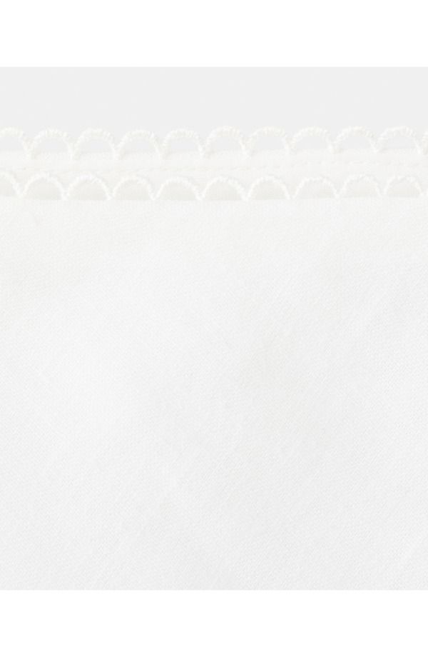 マンゴ レディース ボトムスカート レーストリム ミディ レース リネン MANGO Lace Trim Linen Blend Midi Skirt OFF WHITE オフホワイト