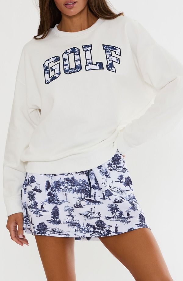 ビーチライオット レディース アウター パーカー・スウェット シャツ グラフィック Beach Riot Devyn Graphic Oversized Sweatshirt EVENINGOLF T