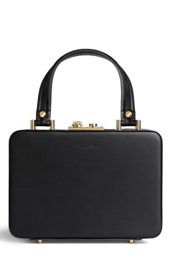 ジャンヴィト ロッシ レディース バッグ Gianvito Rossi Val Bag Black Leather ブラック