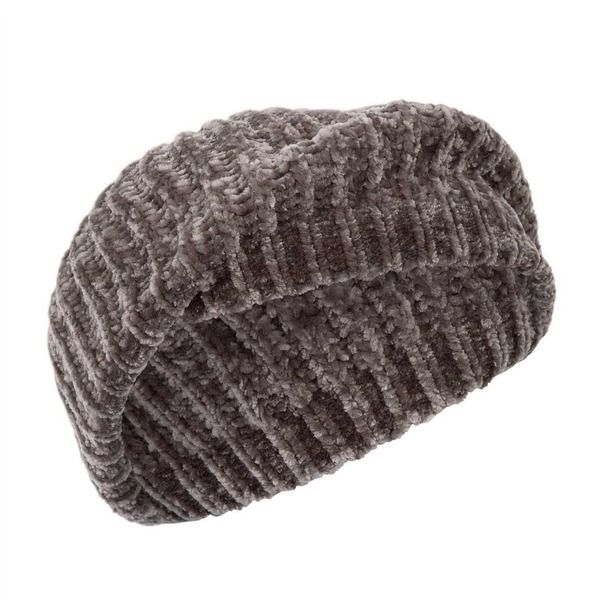 トレスパス レディース アクセサリー 帽子 ロゴ Trespass Artois Logo Chenille Beret Gray グレー 7,984円