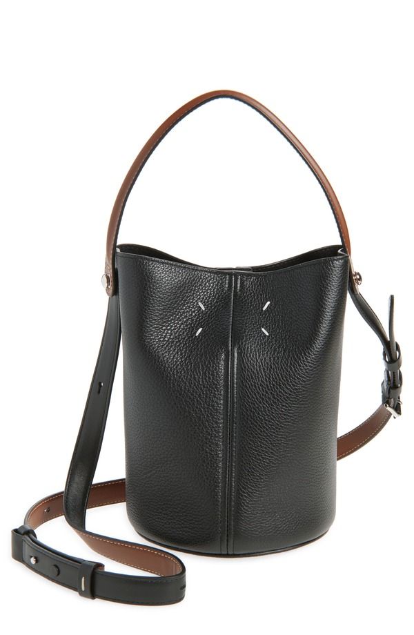 マルタンマルジェラ レディース バッグ レザー Maison Margiela DressAge Leather Bucket Bag BLACK CHESTNUT BLACK ブラック 323,460円