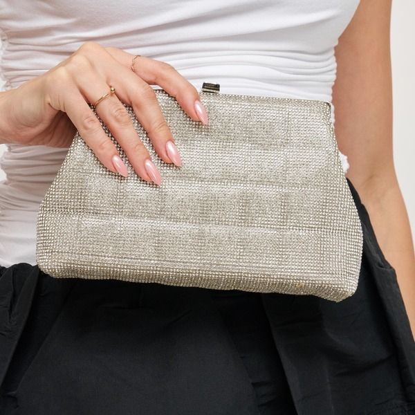 アーバンエクスプレッション レディース バッグ URBAN EXPRESSIONS Karla Evening Bag Silver シルバー