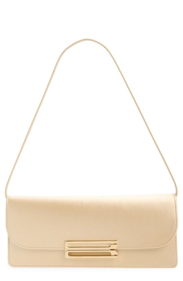ヴィクトリア ベッカム レディース バッグ Victoria Beckham Dorian EastWest ClutchAMPAGNE シャンパン