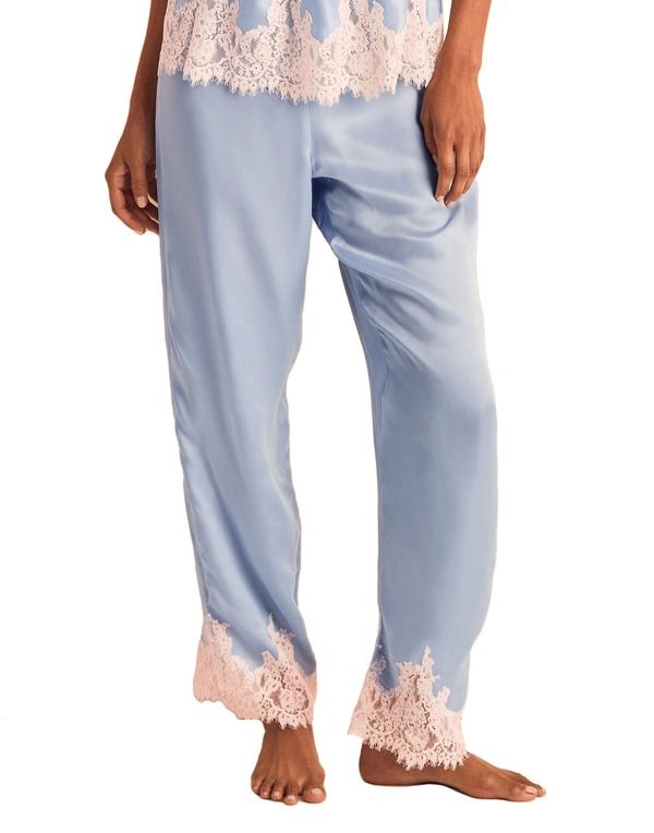 アドアミー レディース アンダーウェア ナイトウェア シルク Adore Me Vegan Pajamatelier Collection Silk Pant Medium blue ブルー