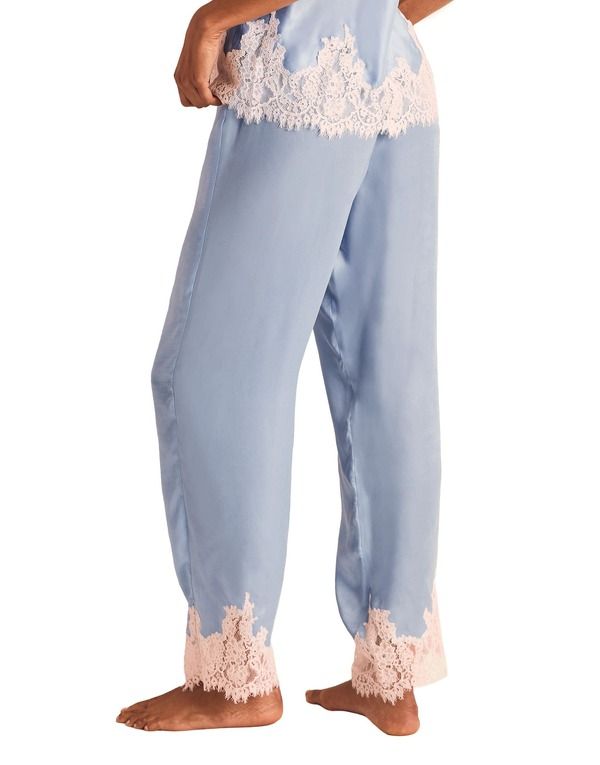 アドアミー レディース アンダーウェア ナイトウェア シルク Adore Me Vegan Pajamatelier Collection Silk Pant Medium blue ブルー