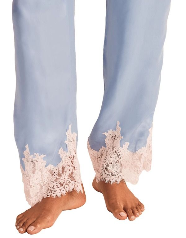 アドアミー レディース アンダーウェア ナイトウェア シルク Adore Me Vegan Pajamatelier Collection Silk Pant Medium blue ブルー