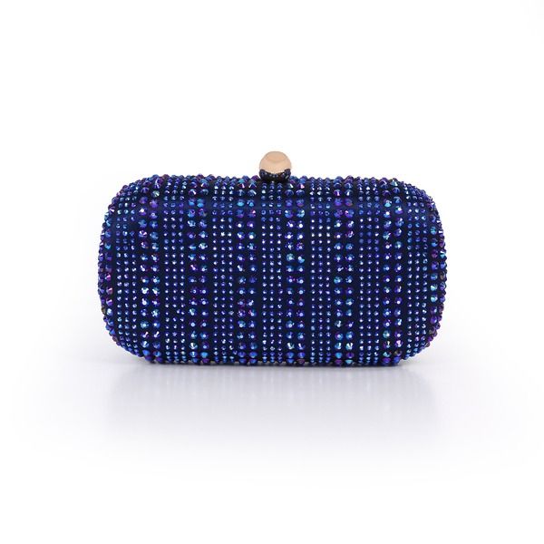 ジュウェルダグレイミシュカ レディース バッグ Jewel Badgley Mischka Harlow Crystal Minaudire Navy ネイビー