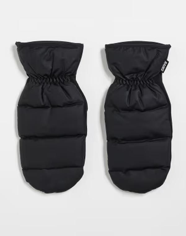 レインズ レディース アクセサリー 手袋 Rains 16080 Lohja puffer mitten gloves 01 black ブラック