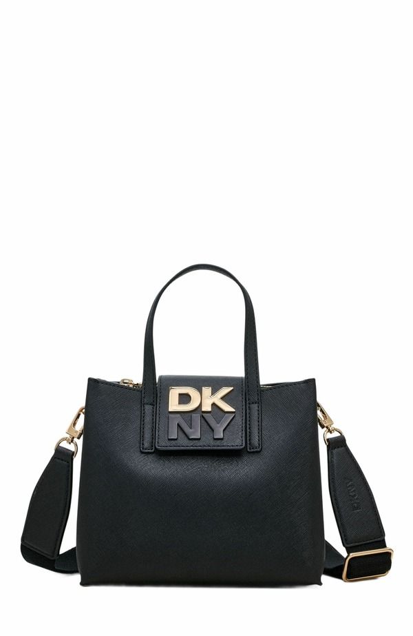 ダナ キャラン ニューヨーク レディース バッグ DKNY Faye Small Satchel BLKGOLD ゴールド