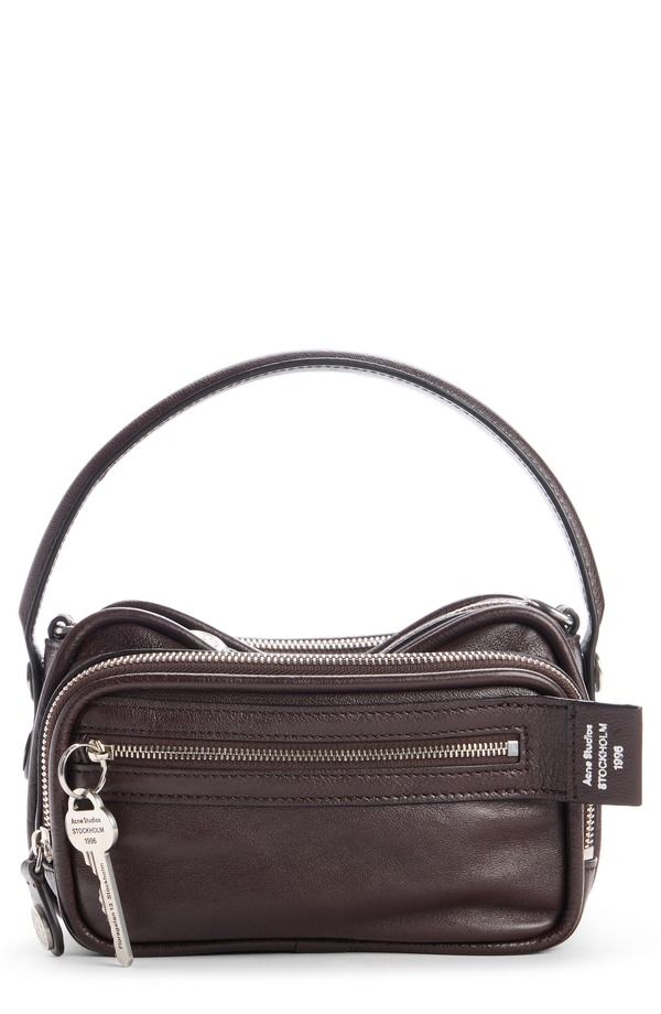 アクネ ストゥディオズ レディース バッグ レザー Acne Studios Camero Kit Leather Handbag CHOCOLATE BROWN ブラウン