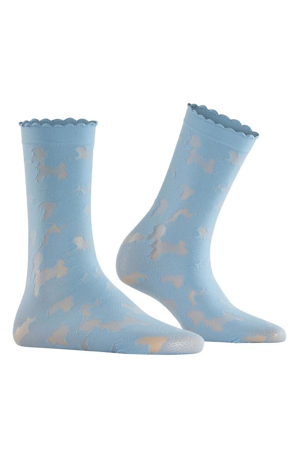 ファルケ レディース アンダーウェア 靴下 Falke Hydrangea 20 Denier DressocksKY BLUE ブルー