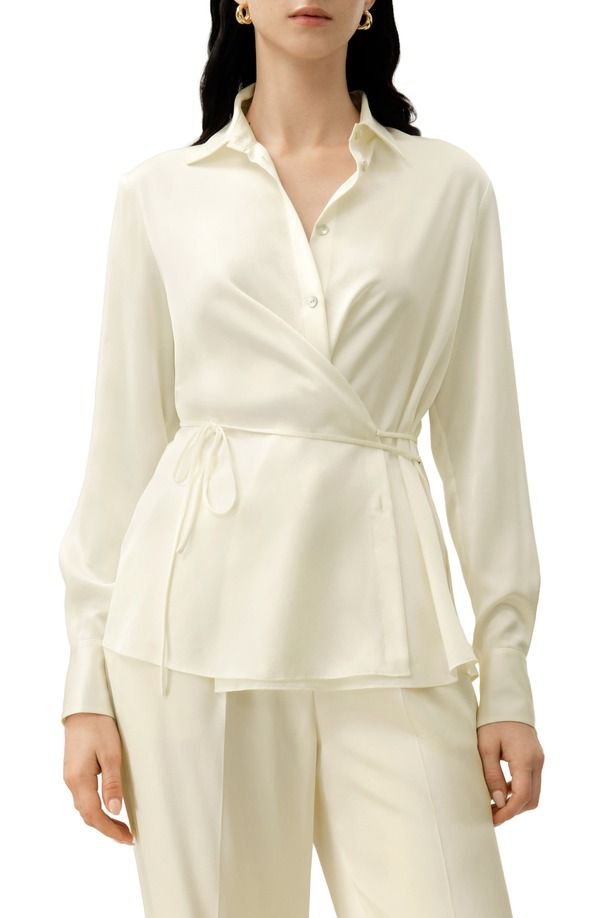 リリーシルク レディース トップス シャツ Lilysilk Womens