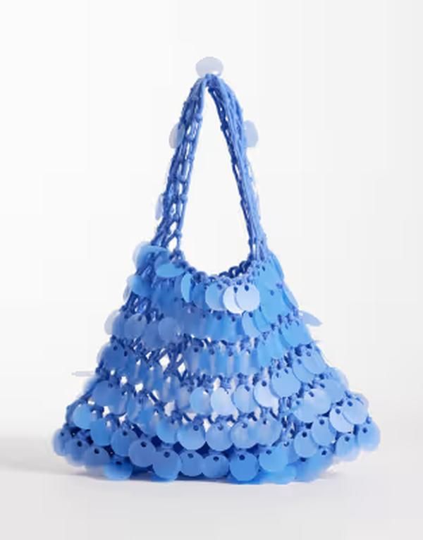 トゥルーデカデンス レディース バッグ ミニ True Decadence disc mini grabag BLUE ブルー