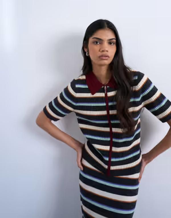 トップショップ レディース トップス ポロシャツ ニット Topshop knit