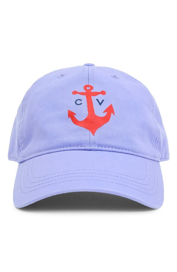 クレアブイ レディース アクセサリー 帽子 コットン キャップ Clare V Anchor Cotton Baseball Cap LILAC ライラック