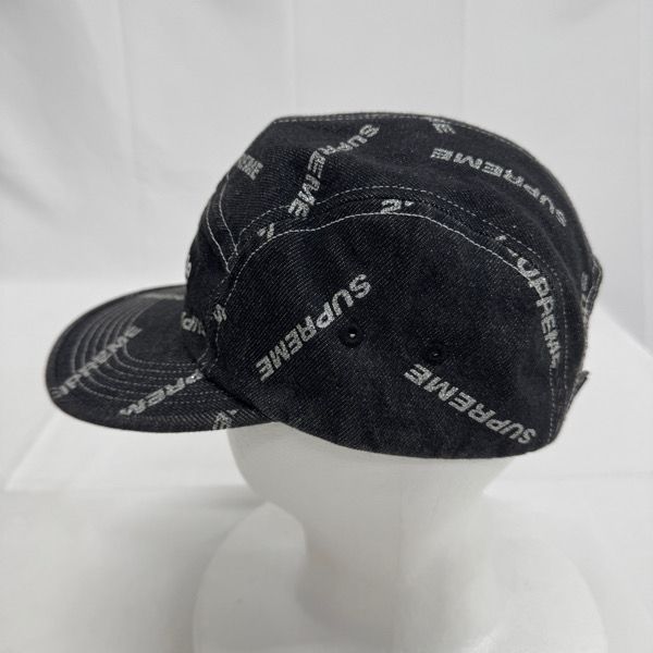 Supreme/シュプリーム【17SS】Logo Denim Camp Cap/ロゴ デニム