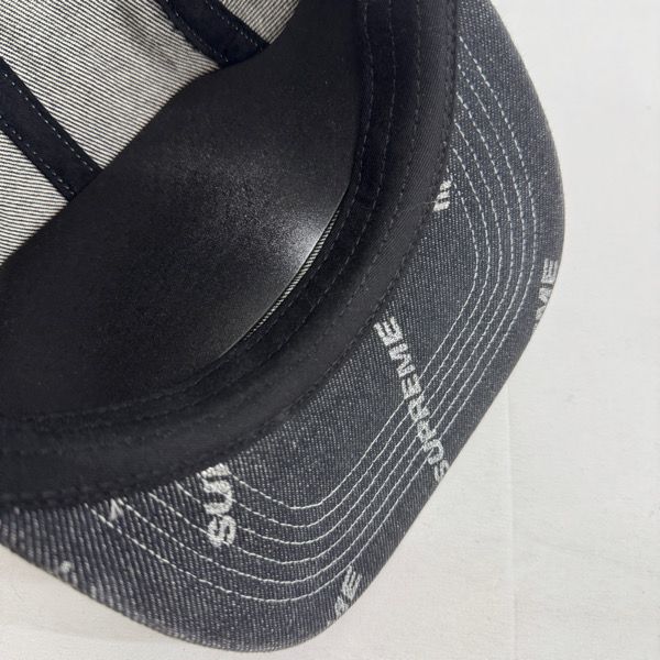 Supreme/シュプリーム【17SS】Logo Denim Camp Cap/ロゴ デニム