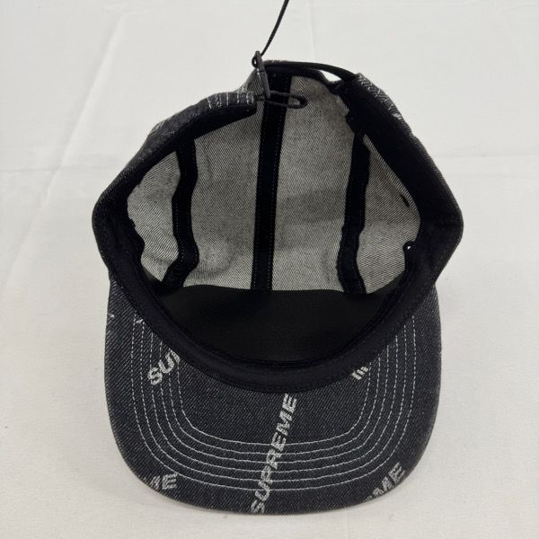 Supreme/シュプリーム【17SS】Logo Denim Camp Cap/ロゴ デニム