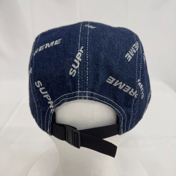 Supreme/シュプリーム【17SS】Logo Denim Camp Cap/ロゴ デニム