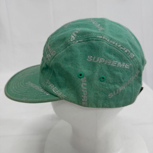 Supreme/シュプリーム【17SS】Logo Denim Camp Cap/ロゴ デニム