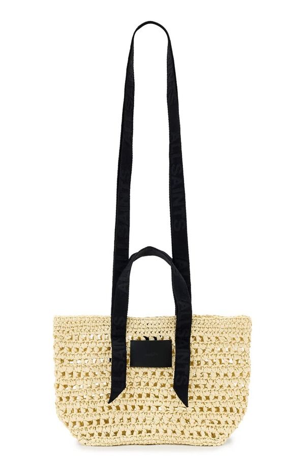 オールセインツ レディース バッグ ミニ AllSaints Mini Celayne Straw Tote UNBLEACHED WHITE ホワイト