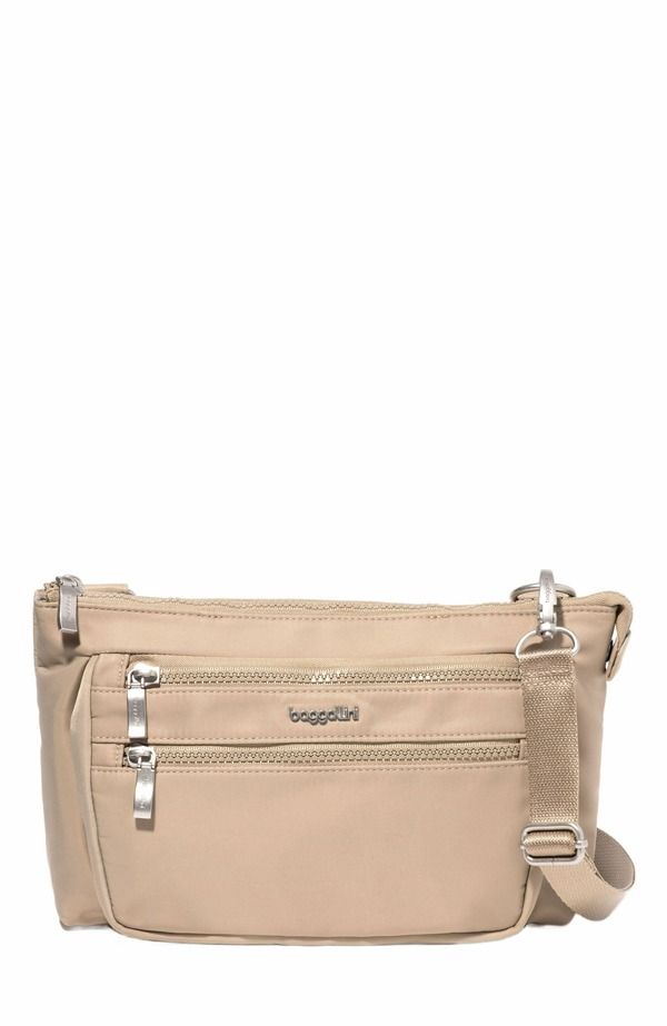 バッガリーニ レディース バッグ baggallini Pocket Belt Bag Convertible Crossbody Waist Pack TAUPE TWILL トープ