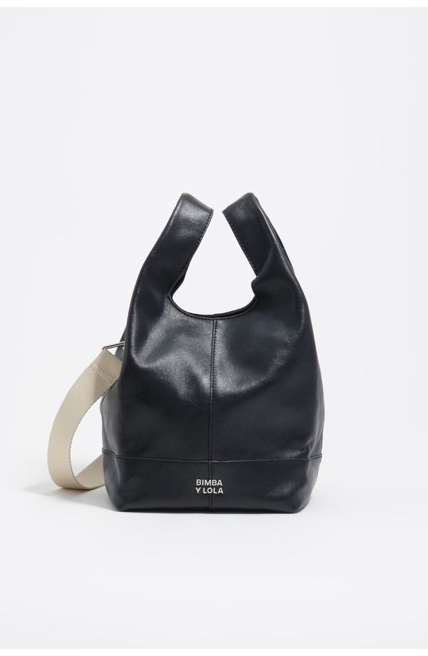 ビンバイローラ レディース バッグ レザー Bimba y Lola Medium Leather Tote Bag PETROL