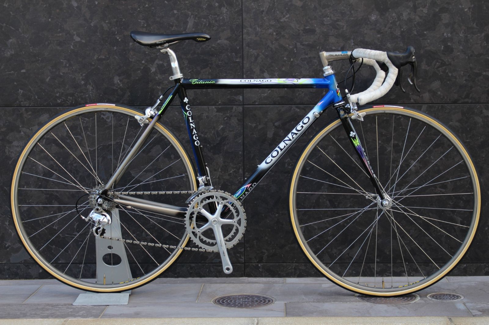 コルナゴ COLNAGO チタニオ TITANIO ART DECOR 1998年頃 カンパニョーロ レコード 9S チタン ロードバイク 【福岡店】