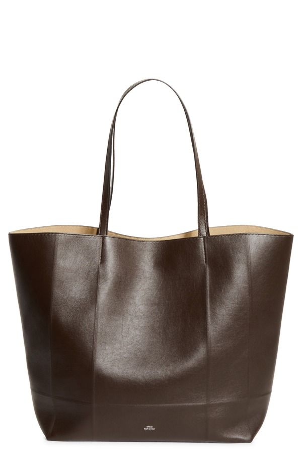 トーテム レディース バッグ レザー TOTEME Roam Leather Tote BROWN ブラウン