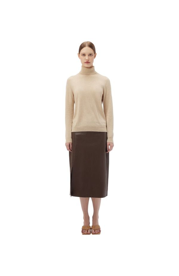 ゴビ カシミヤ レディース アウター パーカー・スウェット タートルネック セーター Gobi Cashmeressential Cashmere Turtleneck Sweater beige ベ